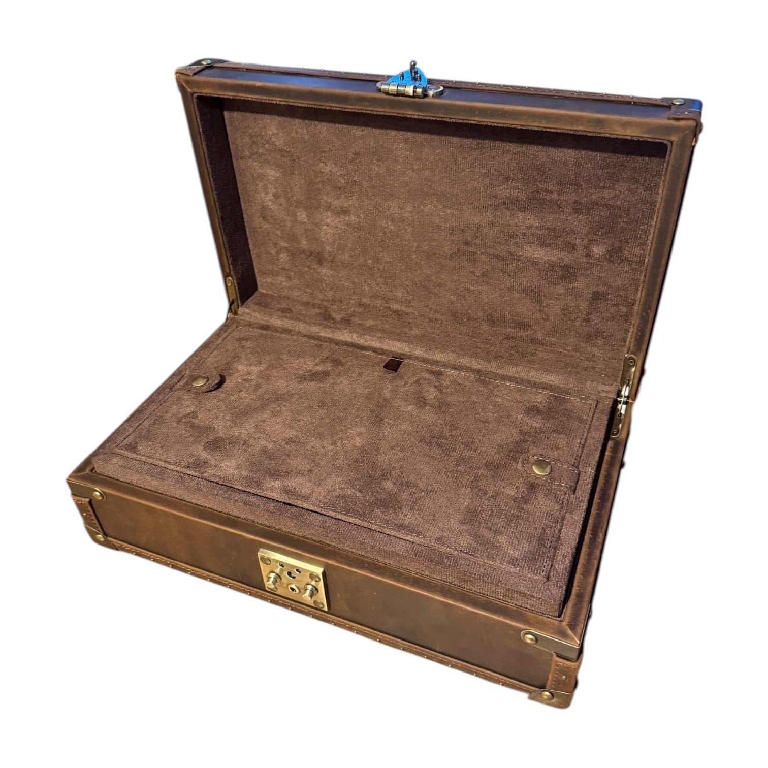 Lux Watch Box Co Watch Chest 10 Burlington 10 Watch Chest - Bourbon Leather