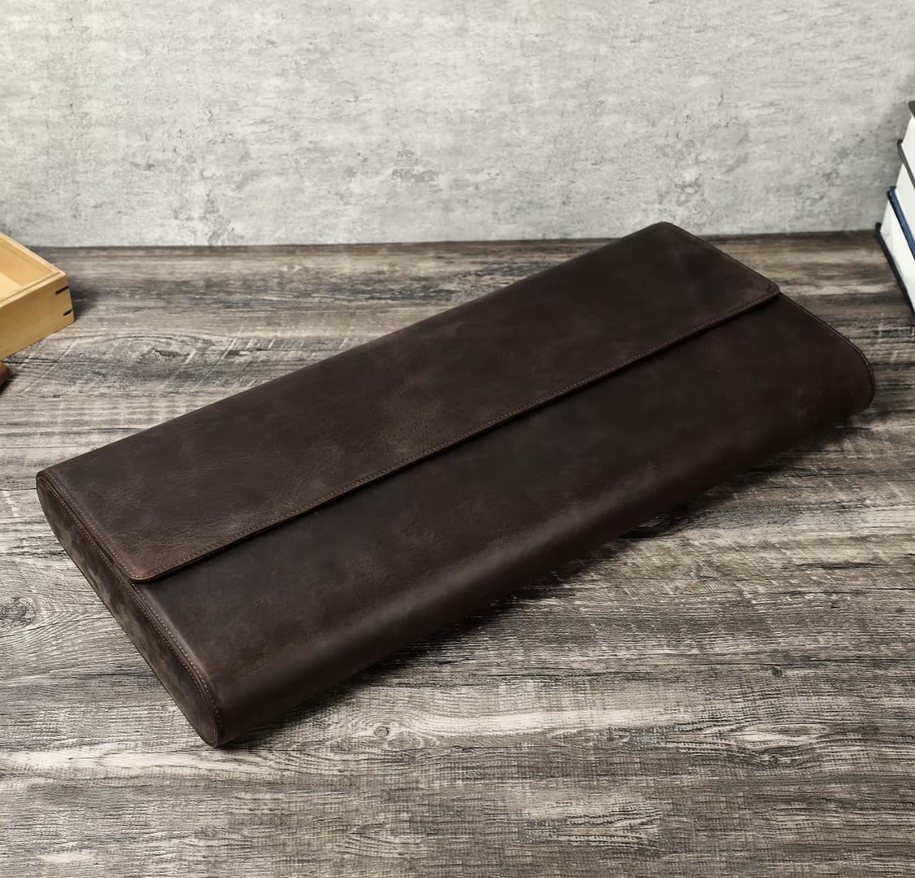 Lux Watch Box Co Watch Portfolio 24 Burlington 24 Watch Portfolio - Bourbon Leather