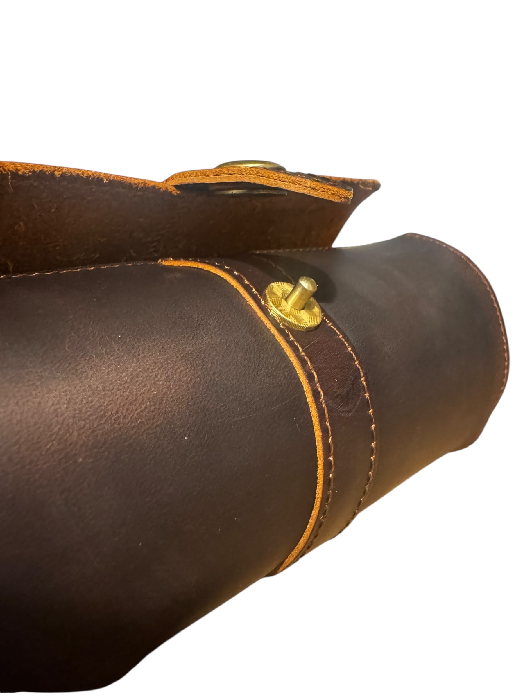 Lux Watch Box Co Watch Roll 3 Burlington 3 Watch Roll - Bourbon Leather