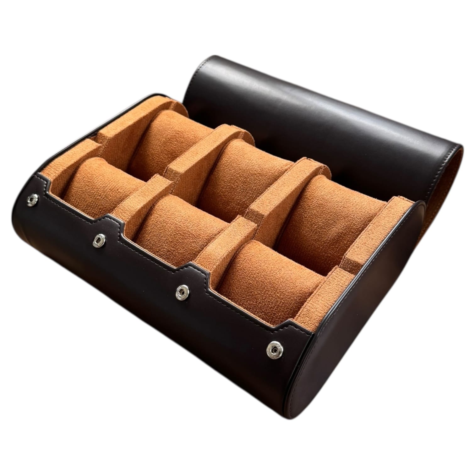 Lux Watch Box Co Watch Roll 6 Voyage 6 Watch Roll - Desert Tan