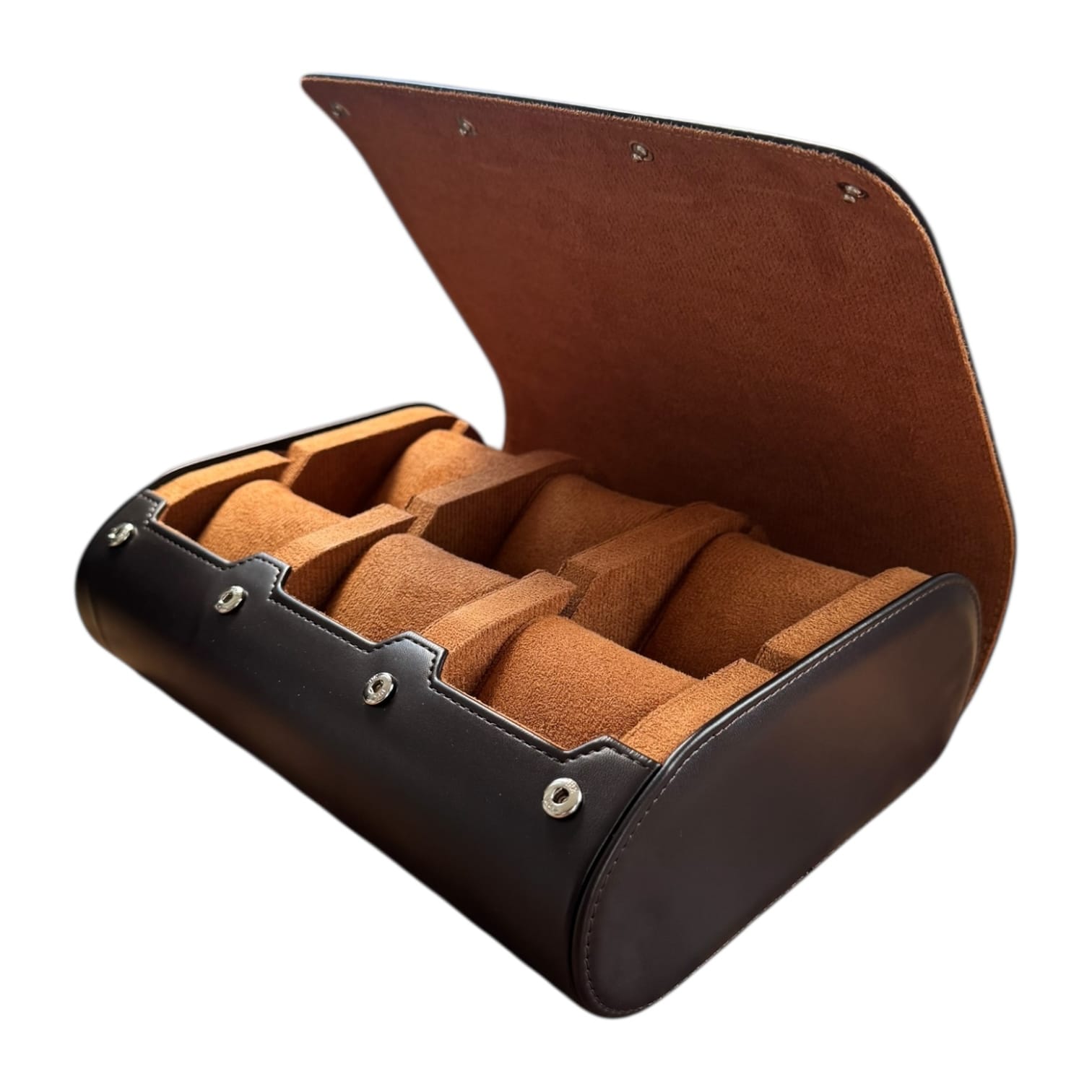 Lux Watch Box Co Watch Roll 6 Voyage 6 Watch Roll - Desert Tan