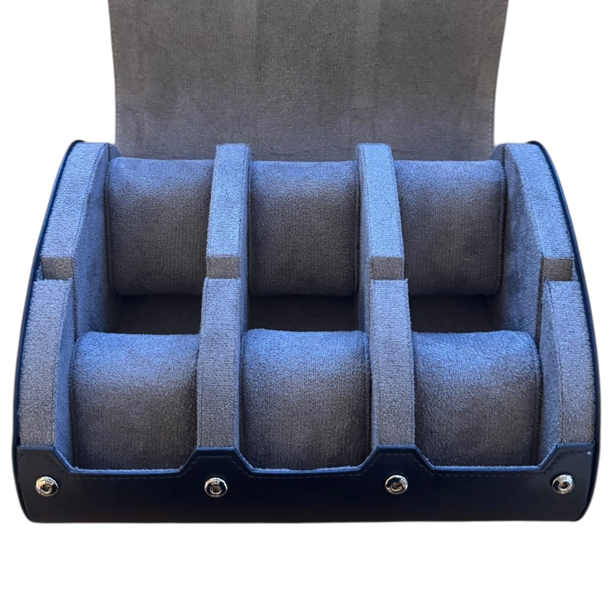 Lux Watch Box Co Watch Roll 6 Voyage 6 Watch Roll - Oxford Navy
