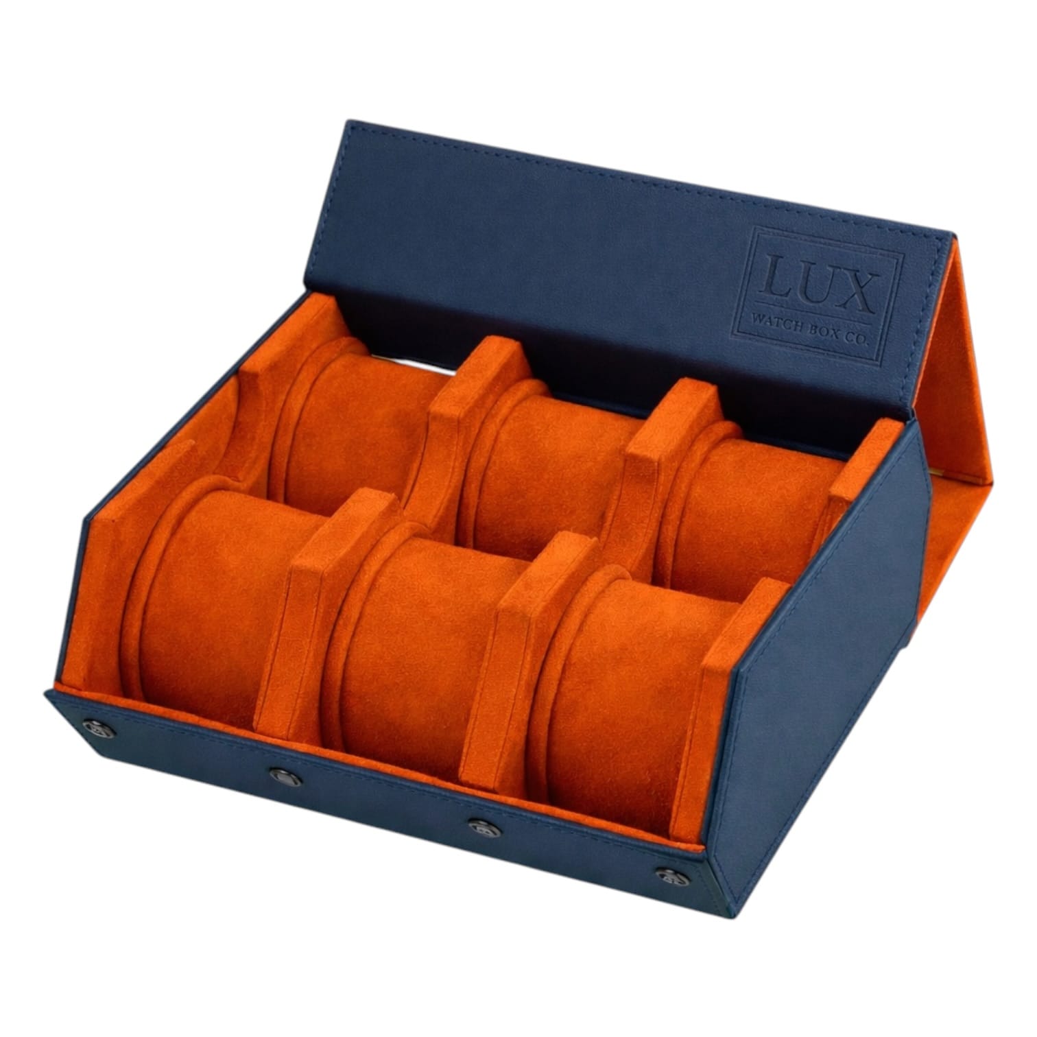 Lux Watch Box Co Watch Roll Atlas Hexagon 6 Watch Roll