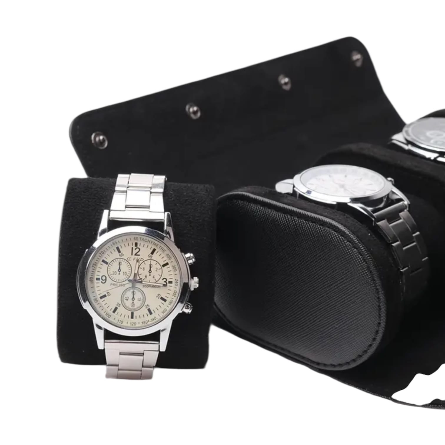 Lux Watch Box Co Watch Roll Journey 3 Watch Roll