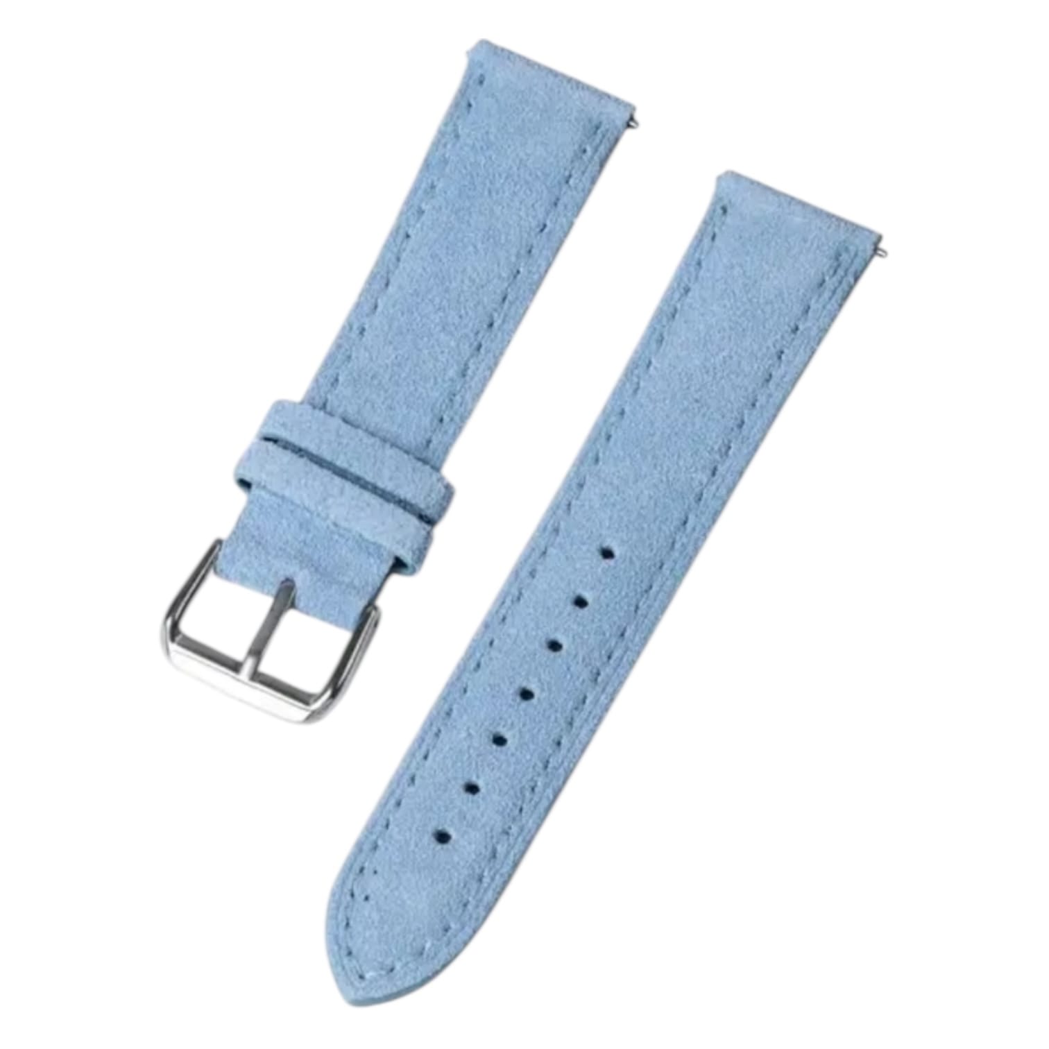 Lux Watch Box Co Watch Strap 10mm / Glacier Blue Tempo - Suede Watch Strap