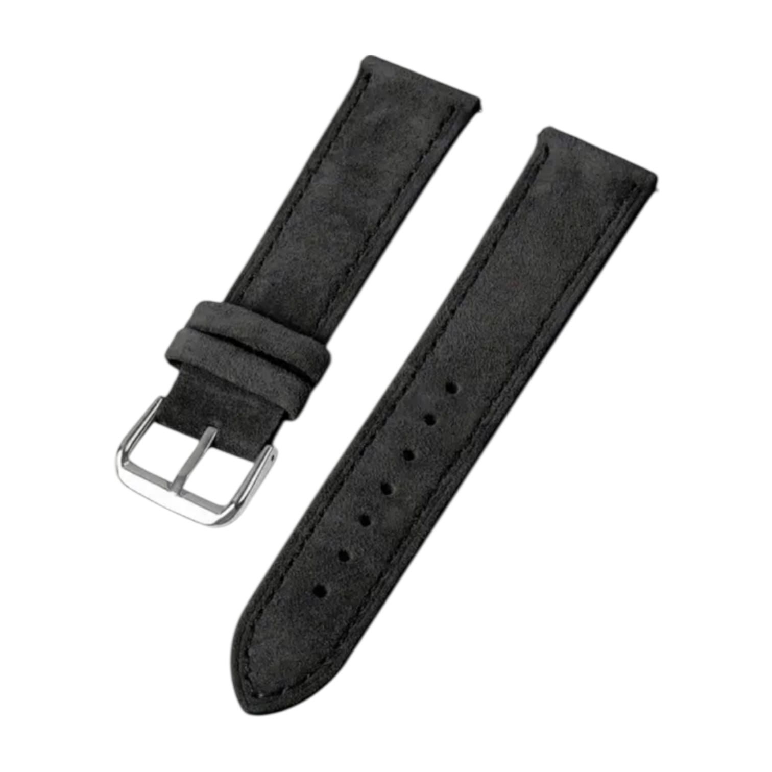 Lux Watch Box Co Watch Strap 10mm / Obsidian Black Tempo - Suede Watch Strap