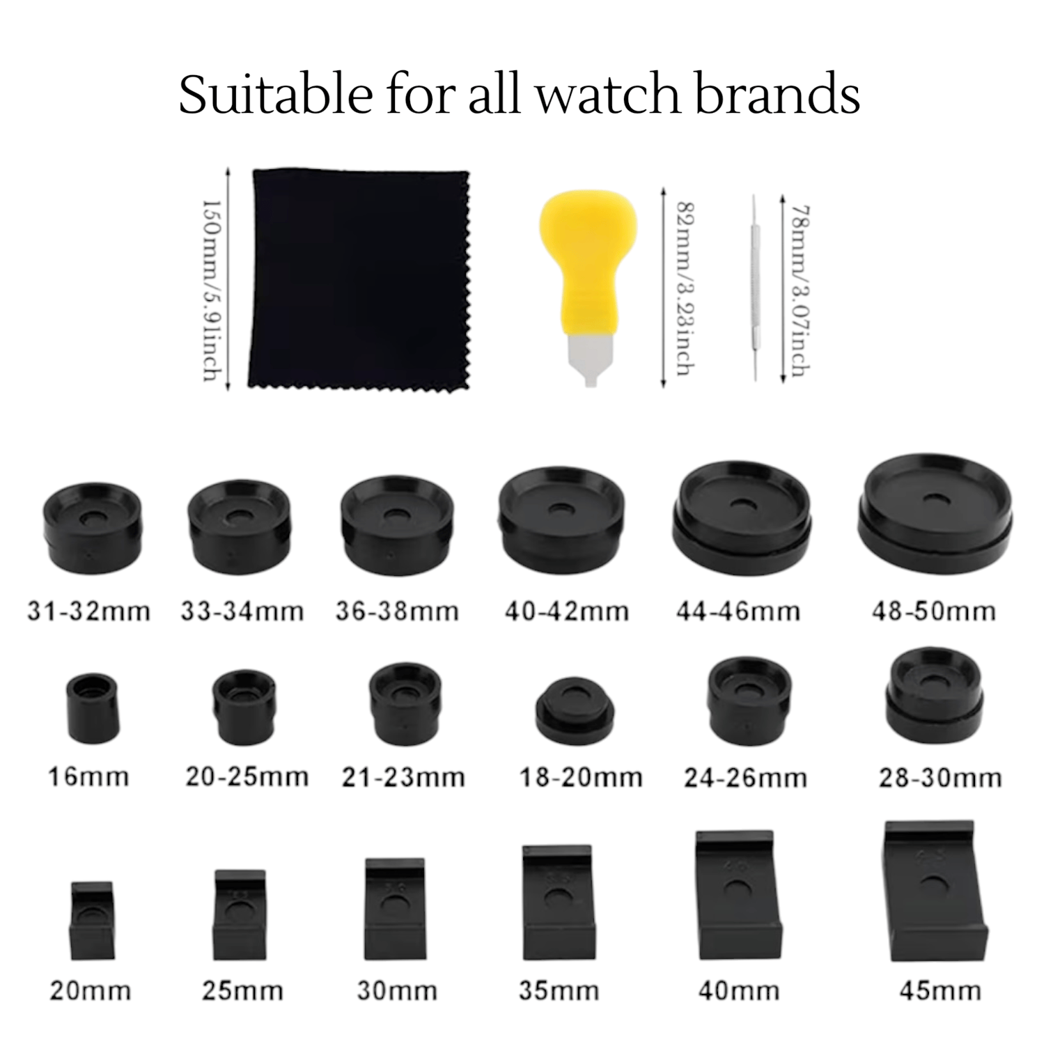 Lux Watch Box Co Watch Tool Black Carbon Steel Watch Case Press - By Lux